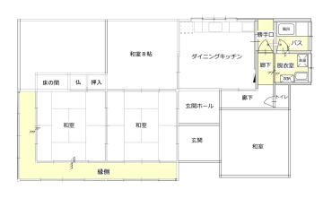 代々受け継がれて来た和室を家族の集う部屋へ