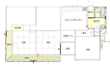 代々受け継がれて来た和室を家族の集う部屋へ