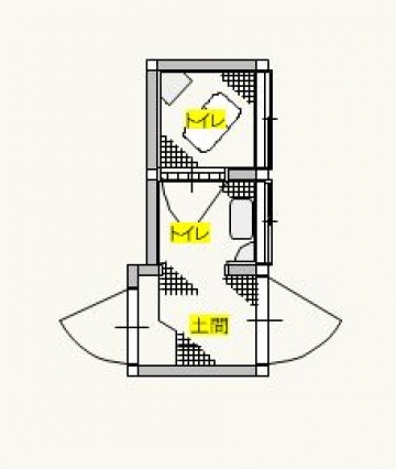 リビングから段差なくトイレへ！