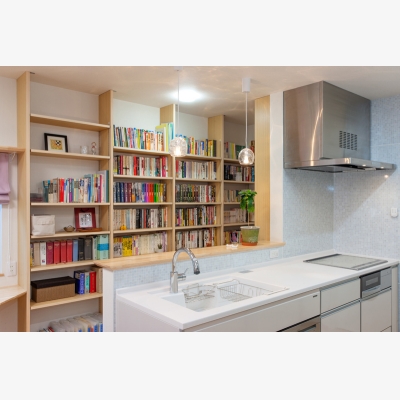 好きな本に囲まれて、図書館のようなLDK