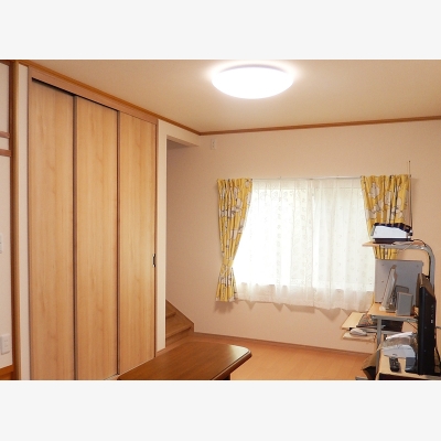 使っていなかった和室をリビング寝室へ