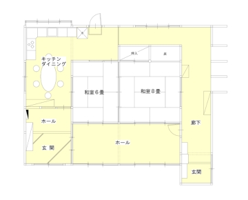 人が集まる、にぎやかLDK