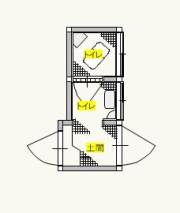 リビングから段差なくトイレへ！