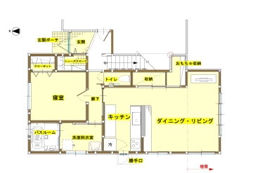 LDKは京風町古民家イメージで！