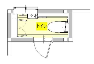 ホテルライクのトイレ