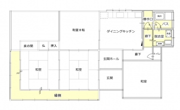 代々受け継がれて来た和室を家族の集う部屋へ