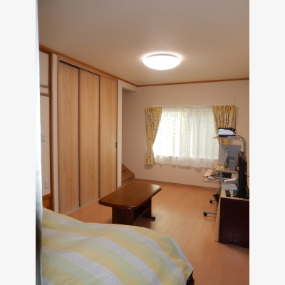 使っていなかった和室をリビング寝室へ