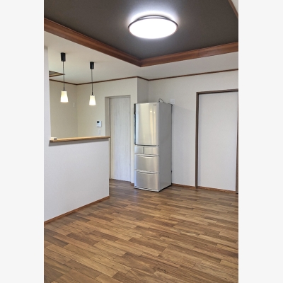 既設を生かしながら、シックモダンなインテリアに！