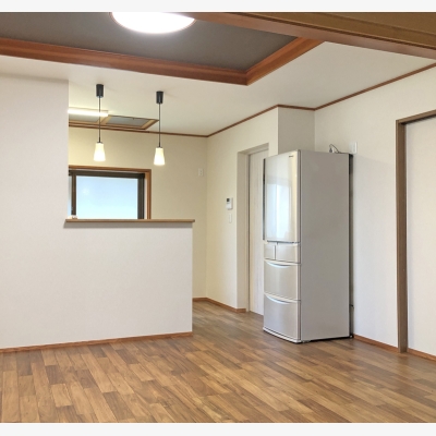 既設を生かしながら、シックモダンなインテリアに！